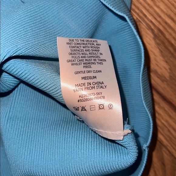 Scanlan Theodore Sky Blue 2 piece Crepe Set Size Medium - Picture 10 of 17